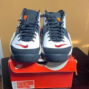 Nike Men's Athletic Shoes Black White Red Accents